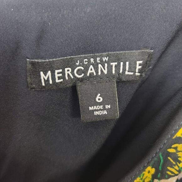 J.CREW Mercantile Sweet Pea Tiered Floral Chiffon Maxi Dress, Size 6 - Picture 9 of 10